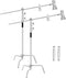 EMART 10ft/3m Heavy Duty C Stands - Aluminium Fotografie Standaard met Boom Arm - 2-Pack