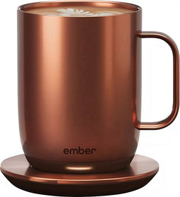 Ember Mug² Coffee Mug - Smart Mug met Mobiele App - Cup Warmer - Thermo Mok met Instelbare Temperatuur - Krasbestendige Theemok & Koffiemok - Cadeau voor Koffieliefhebbers - 414ML - Koper