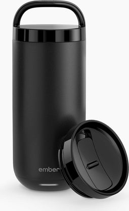 Ember Tumbler Koffiebeker - Thermosbeker met Instelbare Temperatuur - Koffiebekers To Go - Reisbeker voor Koffie & Thee - Thermosfles met Mobiele App - Cadeau voor Koffieliefhebbers - 473 ML - Zwart