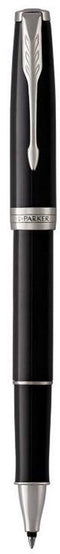 Parker Sonnet - Rollerballpen - Zwarte lak met palladium details - Fijne punt zwarte inkt