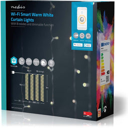 Nedis SmartLife - Kerstverlichting - Wi-Fi - 200 LED's - Warm Wit - 3.00 m