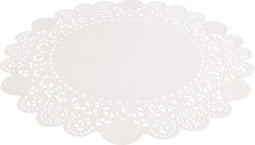 Taartrand | papier + kleicoating | Ø240mm | rond | wit | 250 stuks