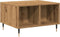 vidaXL - Salontafel - 60x50x36,5 - cm - bewerkt - hout - artisanaal - eikenkleur