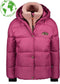 Like Flo F207-5202 - Meisjes Jas - Duurzaam met teddy bodywarmer - Cerise