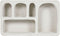 Planken Home ESPRIT Wit Spar Hout MDF 80 x 18 x 48 cm Voor aan de muur