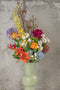 Emerald - Boeket XL Flower Bomb - 108cm hoog - Oranje - 13 stelen - Kunstboeket - Zijde boeket