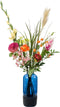 Emerald - Boeket XL Flower Power - 95cm hoog - Fuchsia - 11 stelen - Kunstboeket - Zijde boeket