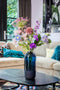 Emerald - Boeket XL Power of Pastels - 90cm hoog - Paars - 10 stelen - Kunstboeket - Zijde boeket