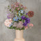 Emerald - Boeket XL Power of Pastels - 90cm hoog - Paars - 10 stelen - Kunstboeket - Zijde boeket