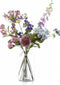 Emerald - Boeket XL Power of Pastels - 90cm hoog - Paars - 10 stelen - Kunstboeket - Zijde boeket
