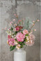 Emerald - Boeket XL Pretty Pink - 89cm hoog - Roze - 12 stelen - Kunstboeket - Zijde boeket