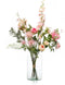 Emerald - Boeket XL Pretty Pink - 89cm hoog - Roze - 12 stelen - Kunstboeket - Zijde boeket