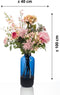 Emerald - Boeket XL Pretty Pink - 89cm hoog - Roze - 12 stelen - Kunstboeket - Zijde boeket