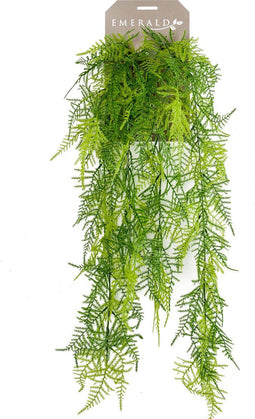 Emerald - Kunst Hangplant Asparagus Plumosus 80cm - Kunstplanten voor binnen