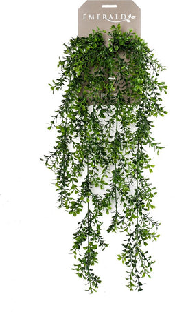 Emerald - Kunst Hangplant Buxus 75cm - Kunstplanten voor binnen