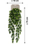 Emerald - Kunst Hangplant Buxus Berry 75cm - Kunstplanten voor binnen
