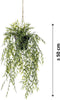 Emerald - Kunst Hangplant in pot Bamboe 50cm - Kunstplanten voor binnen
