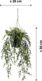 Emerald - Kunst Hangplant in pot Buxus 50cm - Kunstplanten voor binnen