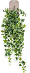 Emerald - Kunst Hangplant Ivy groen/wit 100cm - Kunstplanten voor binnen