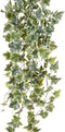 Emerald - Kunst Hangplant Ivy groen/wit 100cm - Kunstplanten voor binnen