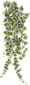 Emerald - Kunst Hangplant Ivy groen/wit 100cm - Kunstplanten voor binnen