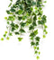 Emerald - Kunst Hangplant Ivy groen/wit 70cm - Kunstplanten voor binnen