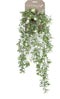 Emerald - Kunst Hangplant Roos Mini wit 75cm - Kunstplanten voor binnen