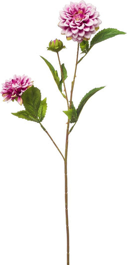 Emerald - Kunstbloem Dahlia mini 68cm paars - Kunstplanten voor binnen