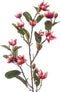 Emerald Kunstbloem Magnolia Pearl tak - 87 cm - fuchsia - Kunst zijdebloemen