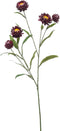 Emerald - Kunstbloem Strobloem 70cm paars - Kunstplanten voor binnen