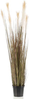 Emerald Kunstplant in kunststof pot pampasgras 120 cm
