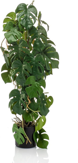 Emerald - kunstplant - in - pot - monstera - 75 - cm