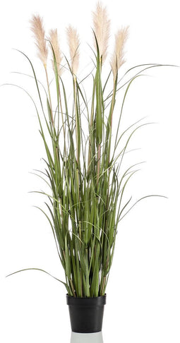 Emerald Kunstplant in pot pampasgras 160 cm