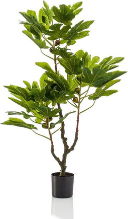 Emerald - Kunstplant - in - pot - vijgenboom - met - fruit - 95 - cm