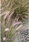Emerald Kunstplant in zinken pot lampenpoetsergras 58 cm
