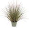 Emerald Kunstplant in zinken pot lampenpoetsergras 58 cm
