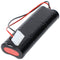 Emergency battery NiCd 7.2V 1800mAh L2x3 Sub-C with 200mm cable and plug