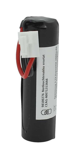 Emergency light battery LiIon 3.7V 2000mAh replaces CEAG 40071353666