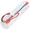 Emergency light battery NiCd 2.4V 4500mAh L1x2 Mono D with JST VHR-2 connector