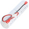 Emergency light battery NiCd 2.4V 4500mAh L1x2 Mono D with JST VHR-2 connector