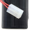 Emergency light battery NiCd 3.6V 4500mAh L1x3 Mono D with 200mm cable on one side and CGM2 connecto