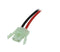 Emergency light battery NiCd 4.8V 4500mAh L1x4 Mono D with 300mm cable on one side replaces Liteplan