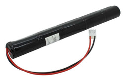 Emergency light battery NiCd 6.0V 1800mAh L1x5 Sub-C with 200mm cable and plug suitable for Beghelli