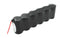 Emergency light battery NiCd 7.2V 1800mAh F1x6 Sub-C with 200mm cable on one side suitable for 7.2 V