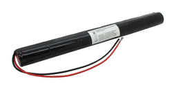 Emergency light battery NiCd 7.2V 1800mAh L1x6 Sub-C with 200mm cable on one side