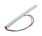 Emergency light battery NiMH 4.8V 1100mAh L1x4 Mignon AA with 200mm cable replaces juice on one side