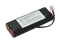 Emergency light battery NiMH 4.8V 1720mAh L2x2 4 / 5A with cable and plug replaces Beghelli