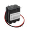 Emergency light battery NiMH 7.2V 2000mAh F2x3 Mignon AA with 200mm cable one-sided