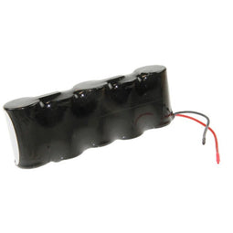 Emergency lighting battery F1x5 Saft VNT D with cable 10cm with open wire 6V, 4000mAh