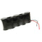 Emergency lighting battery F1x5 Saft VNT D with cable 10cm with open wire 6V, 4000mAh